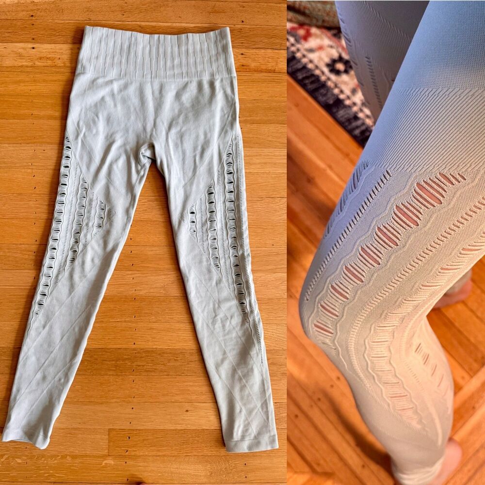 Savvy Sage Green Cutout Leggings XS/S